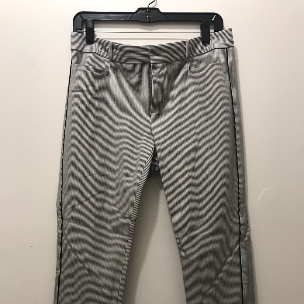 Navy Striped Sloan Pant Banana Republic